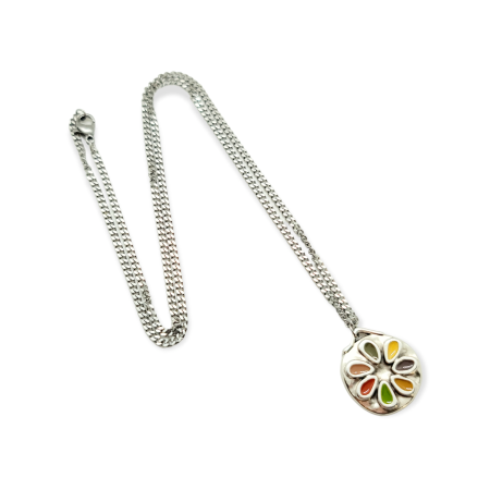 PENDANT SILVER WITH FLOWER (1)